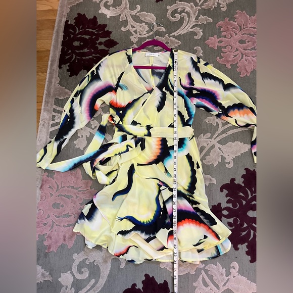 Alc 0 dress silk yellow - Picture 6 of 11